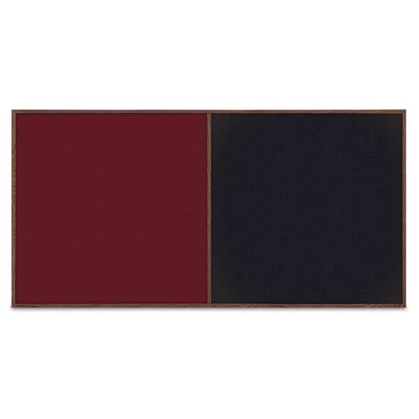 Enclosed Corkboard, 1 Door, 72"x48", 4" Fra